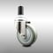 Service Caster 4 Inch 316SS Gray Polyurethane Wheel Swivel 1-1/4 Inch Expanding Stem Caster SCC-SS316EX20S414-PPUB-114 - alternate 1